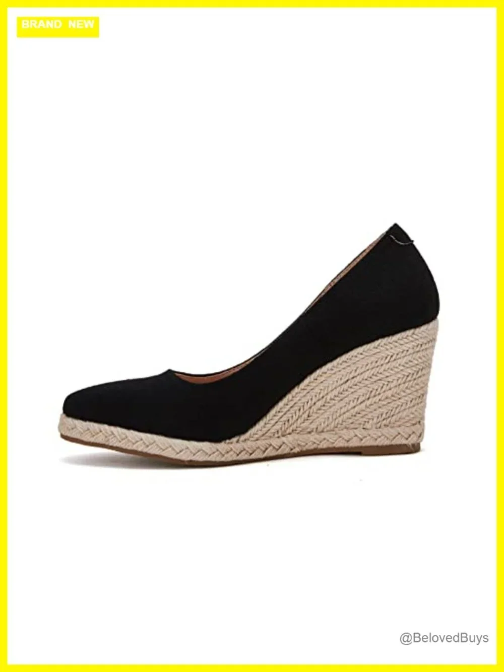 Platform Espadrilles Wedge Sandals Slip On Closed Toe Comfortable Pumps